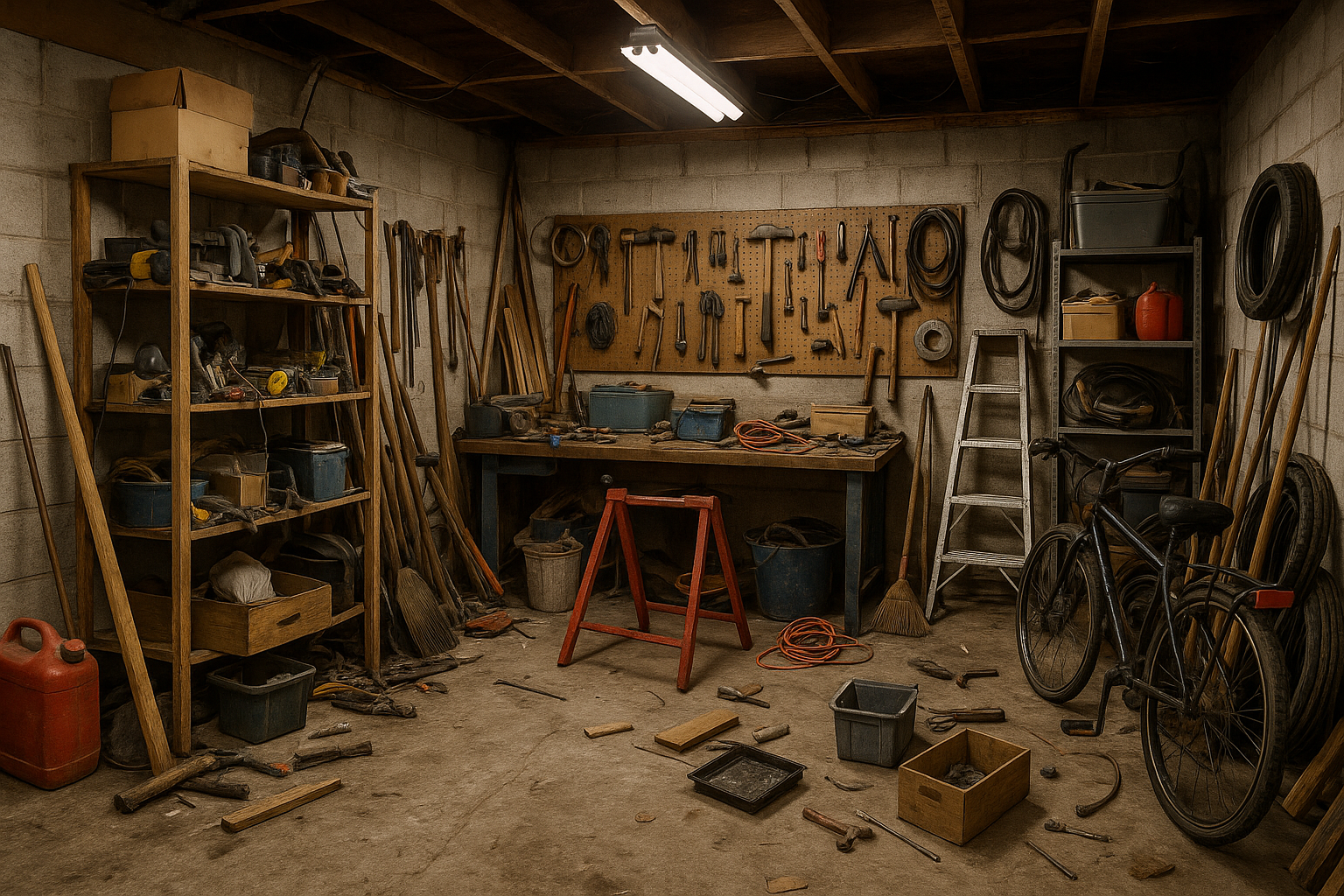 Garage before