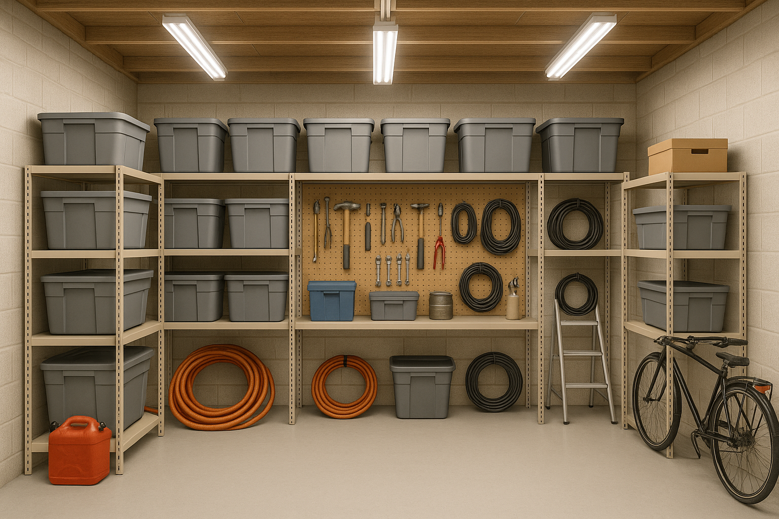Garage after